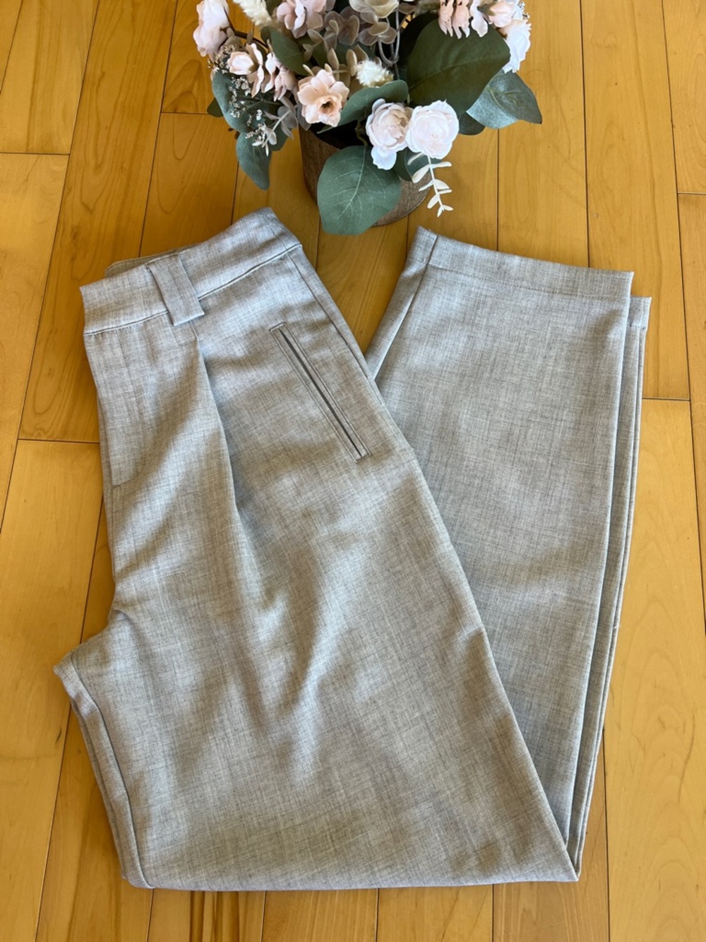 CIRCLE OF TRUST Sabine Classic Light Gray Dress Pants 🌸 Size XS